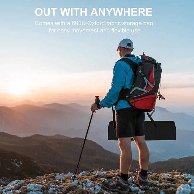 PioneerWorks Hammock Stand, Steel Hammock Frame Heavy Duty 550 LBS Capacity 2Person, Fits Hammocks 9 to 14 Ft, Portable Hammock Rack Adjustable Universal for Indoor Outdoor Backyard Camping Use