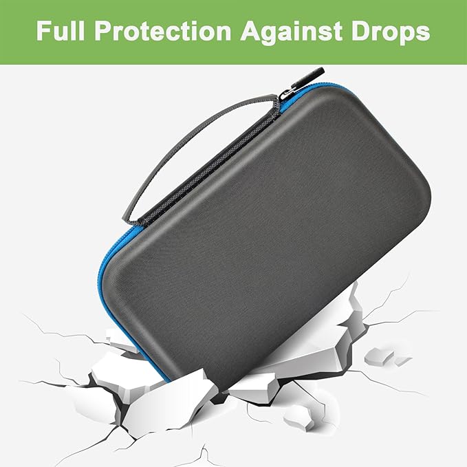 Battery Organizer Storage Holder Case Box for 69+ Batteries AA AAA C Cell 9V 3V Lithium - No Tester Included (Blue)