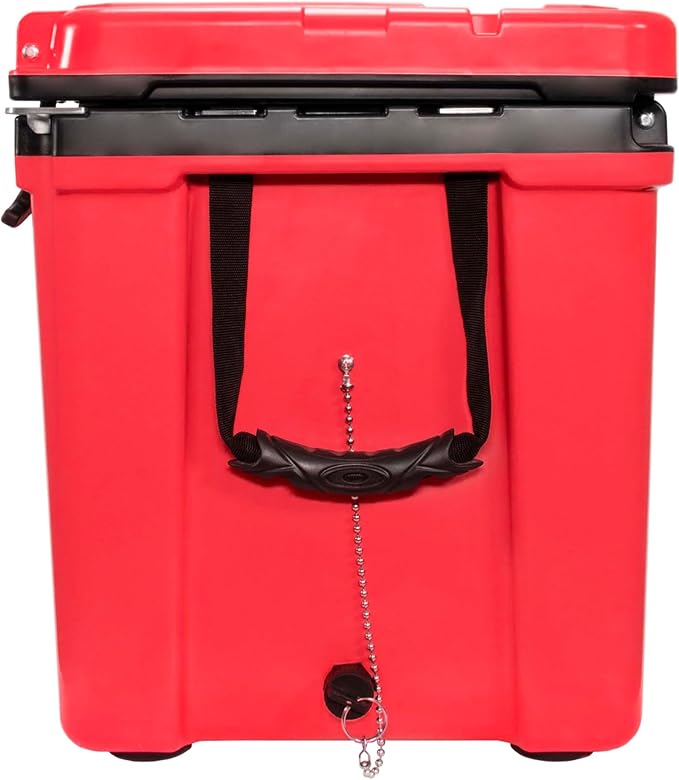 Made in USA Frosted Frog Hyper-Light 54 Quart Hard Cooler Insulated Portable Ice Chest Box for Beach, Beverages, Camping, Fishing, Boat, Barbecue, 30% Lighter Than Rotomolded Coolers