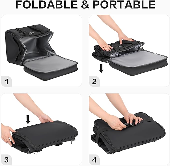 Insulated Soft Cooler Bag, Large Ice Coolers Soft Sided Ice Chest for Beach, Collapsible and Portable