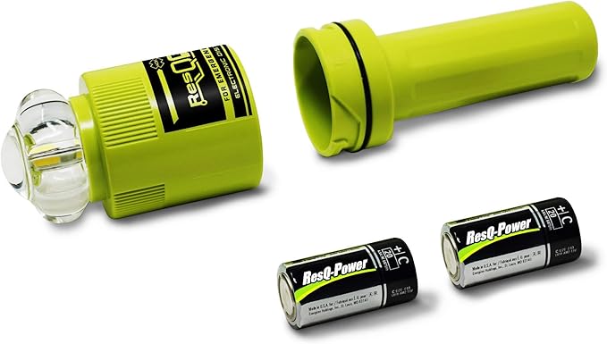 ACR ResQFlare E-Flare Safety Kit - Marine Electronic Boat Flare Meets USCG Daytime and Nighttime Coast Guard Boating Requirements, Emergency Flare for Boating, Marine Safety, Boat Survival