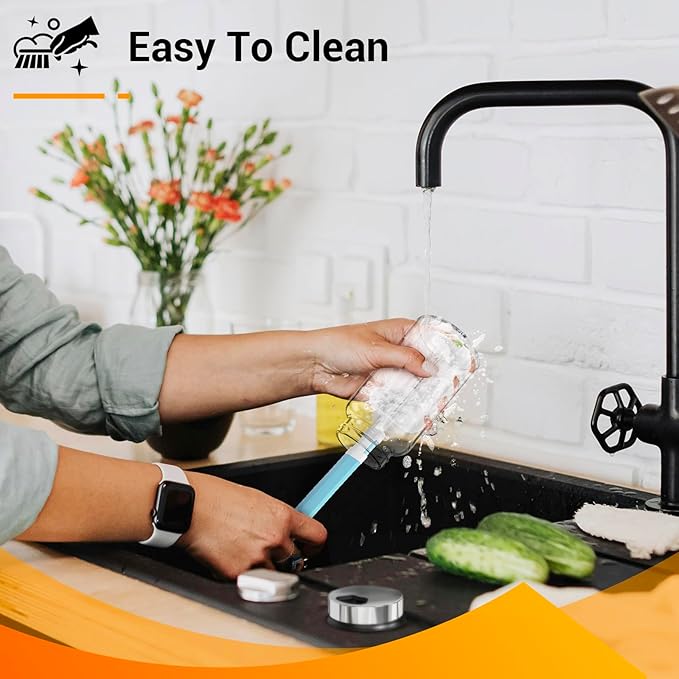 Segarty Glass Spice Jars with Shaker Lid, 6 Pack 6 oz Empty Spice Jar with Labels, Seasoning Containers Spices Bottles Set with 136 Stickers, 1 Chalk Pen, 1 Brush, Salt Pepper Shakers for Kitchen