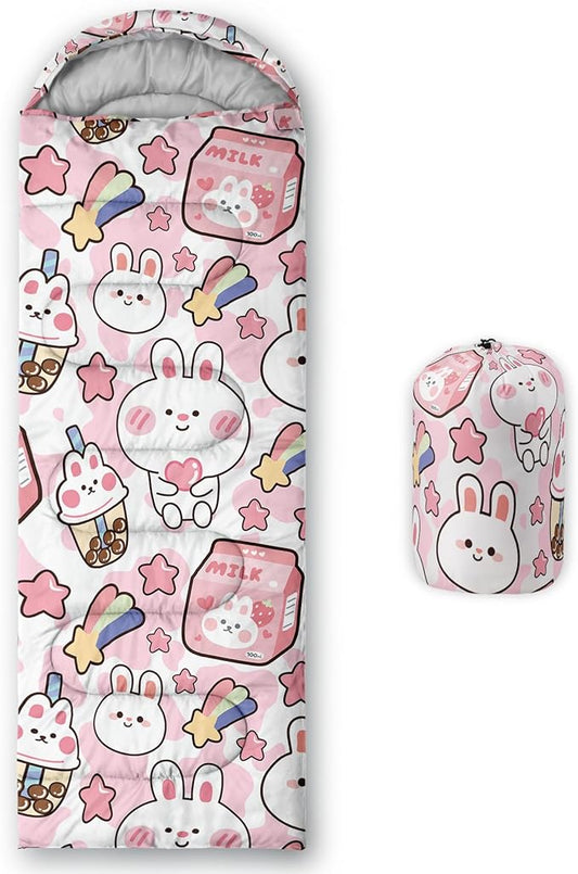 CVHOUSE Camping Sleeping Bags,3 Season Warm & Cool Weather,Lightweight,Waterproof Sleeping Bags for Adults & Kids,Traveling,and Outdoors,Camping Gear Equipment