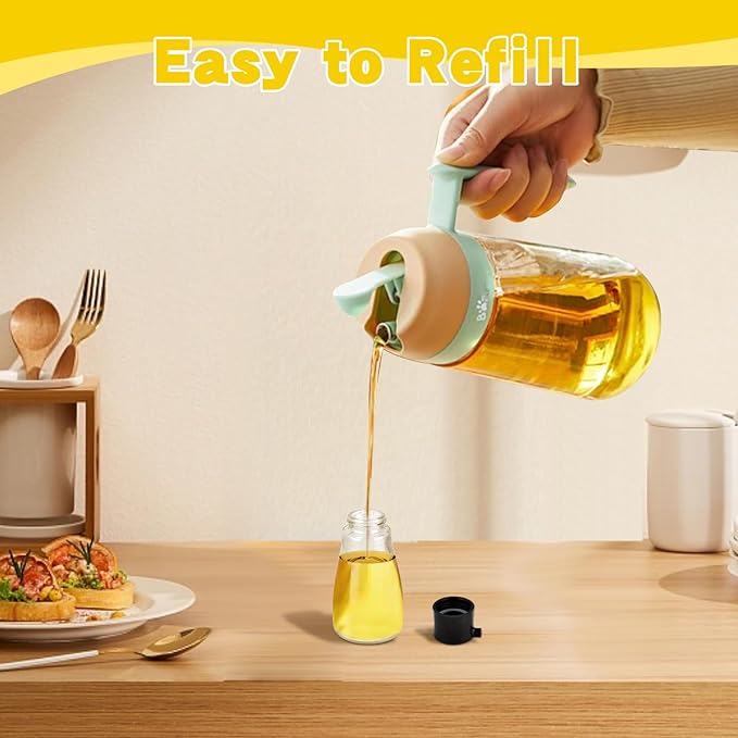 6Pcs Soy Sauce Dispenser, Leakproof Vinegar Cruet Dispenser Bottles Set, Glass Small Sauce Bottles, Black Soy Sauce Container, Oil Seasoning Bottle with Lid for Kitchen Cooking Barbecue, 5oz