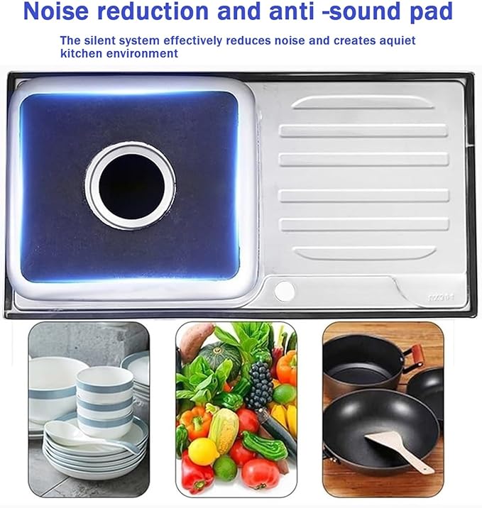 Outdoor Utility Sink,Free Standing Stainless Steel Laundry Tub, Single Bowl Portable Washing Hand Basin Station,with Cleaning Table&Storage Shelves for Garage, Restaurant, Kitchen,Camping, Backyard(Do