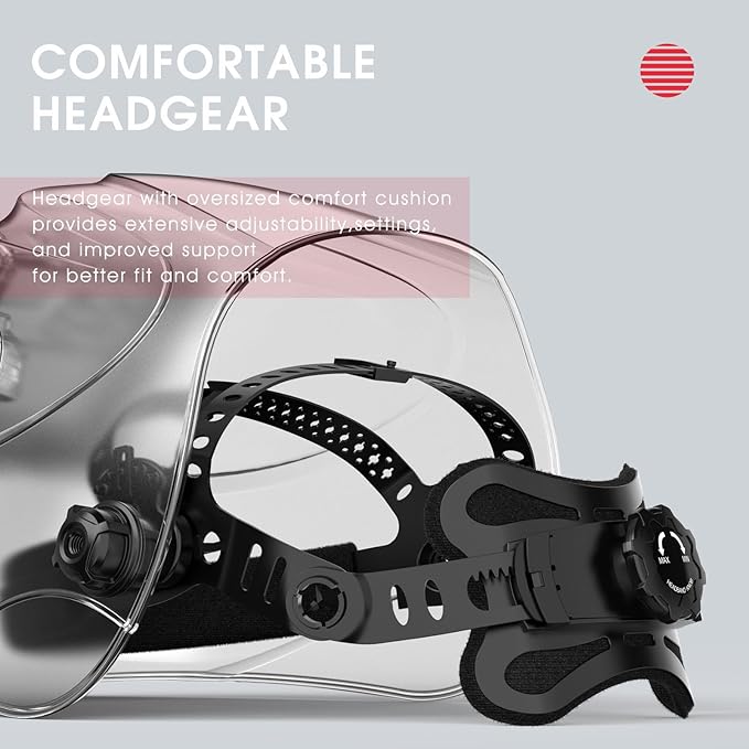 YESWELDER Auto Darkening Welding Helmet, Blue Light Blocking, 1/1/1/1 True Color Solar Powered Welding Hood with 2 Arc Sensors, Wide Shade 3.5/9-13 Welder Mask for TIG MIG ARC and Grind