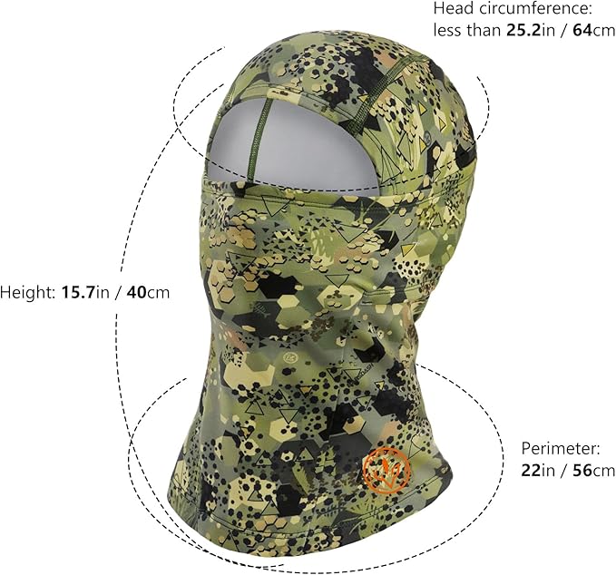 BASSDASH Winter Balaclava Fleece Ski Mask Ninja Hood Neck Warmer Fishing Hunting