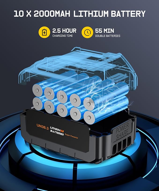 Car Vacuum Portable Cordless,High Power Suction & Blower, Wireless Handheld Vacuum Cleaner for Car, Home, Office, Pet(Shine Black)