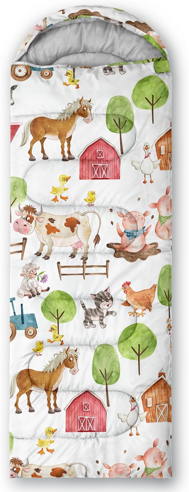 QOOMO Camping Sleeping Bags,3 Season Warm & Cool Weather,Lightweight,Waterproof Sleeping Bags for Adults & Kids,Traveling,and Outdoors,Camping Gear Equipment