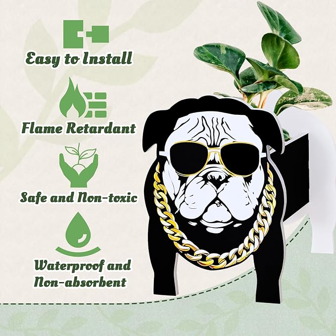 Shar Pei Planter, Pet Shape Garden Pots Plant Pots for Indoor/Outdoor Gardens Decoration, Funny, Surprise Gifts/Souvenirs for Pet Lovers