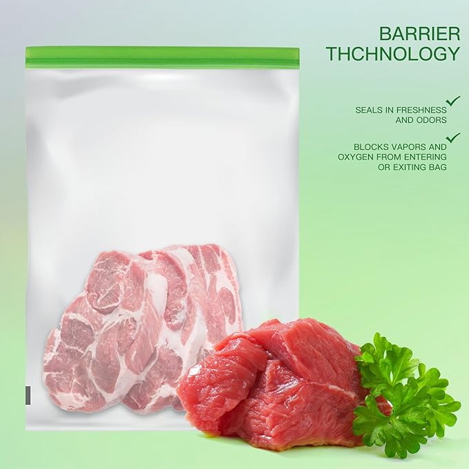 Odor Proof Storage Bags-28x20 Inch, Reusable Double-Tracked Zip Closure Barrier Storage Bags Lock in Odors Keep Contents Fresh and Waterproof, Large No-Odor Bear Bag fit Camping(4 Pack)