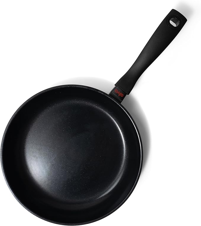 Alva Energy 11" Premium Ceramic Nonstick Frying Pan - PFAS/PTFE-Free Non-Toxic - Fast Even Heating - Stay-Cool Handle - Lightweight & Dishwasher & Induction Safe - Back