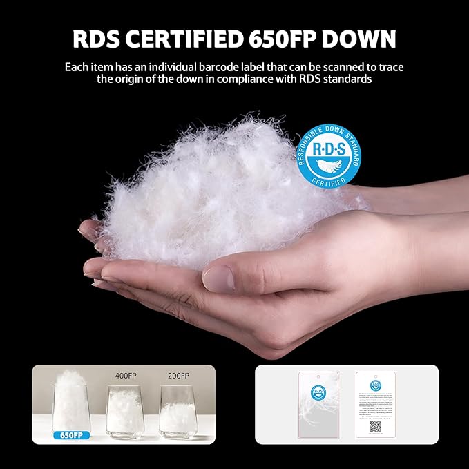 Naturehike Ultralight Down Sleeping Bag, 650FP Backpacking Sleeping Bag for Adults, 42℉ Waterproof Sleeping Bags for Camping, Hiking, Traveling with Compression Sack