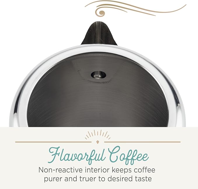 Farberware Classic Yosemite Stainless Steel Coffee Percolator - 8 Cup, Silver