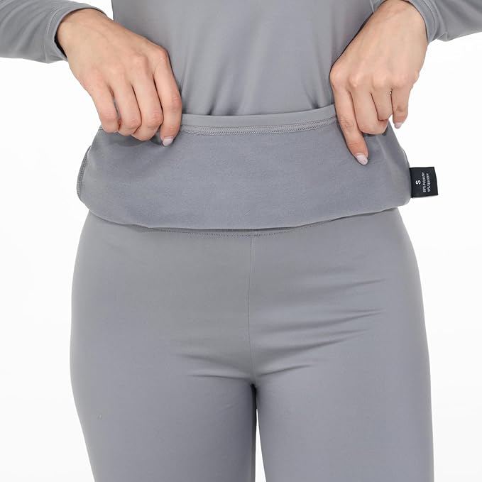 Thermal Underwear for Women Long Johns Base Layer Lounge Pajamas Top Bottom Sets Cold Weather Winter