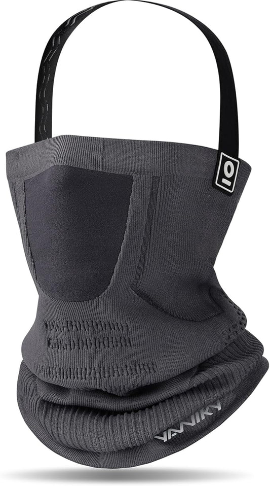 Winter Neck Warmer Gaiter Ski Face Mask, Breathable Fleece Balaclava Windproof Cold Weather Scarf
