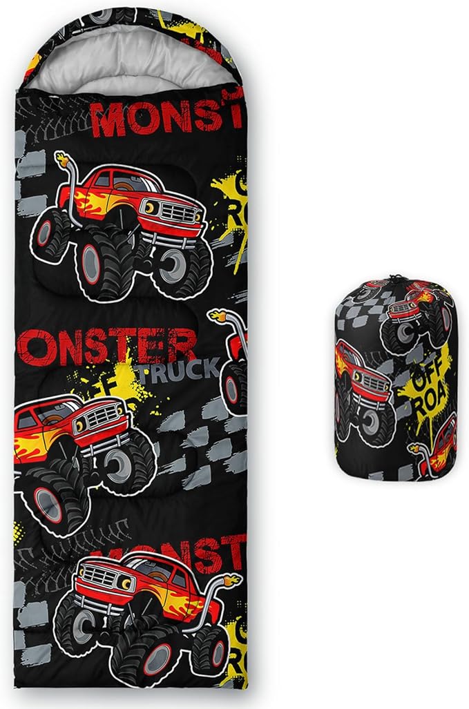 QOOMO Camping Sleeping Bags,3 Season Warm & Cool Weather,Lightweight,Waterproof Sleeping Bags for Adults & Kids,Traveling,and Outdoors,Camping Gear Equipment