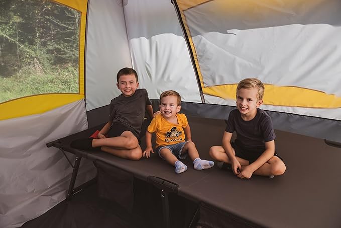 Browning Camping Titan Cot XL, Oversized Comfort Adult Cot, 450 lb. Weight Capacity