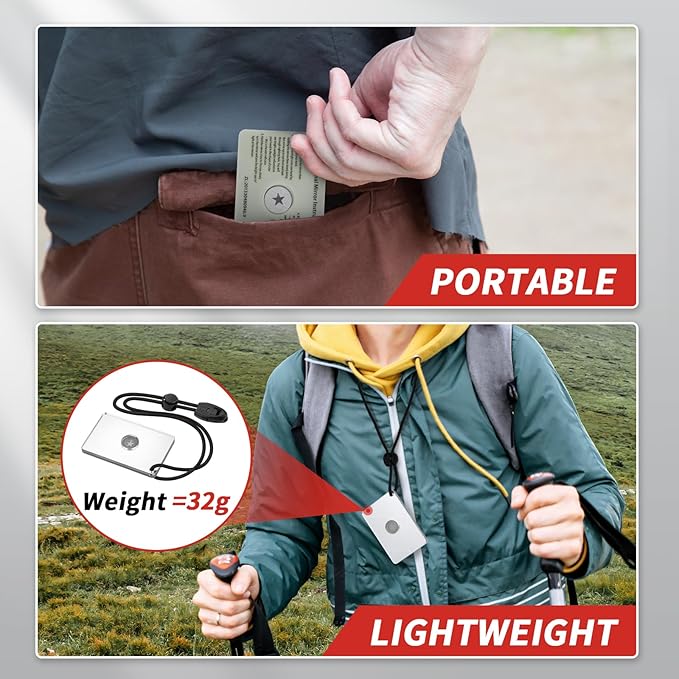 Signal Mirror Survival Reflective Mirror, Limcox Survival Reflective Mirror Lanyard Compass Whistle Outdoor Emergency Rescue Reflective Signal Star Flash Tool PFD Rescue Mirror