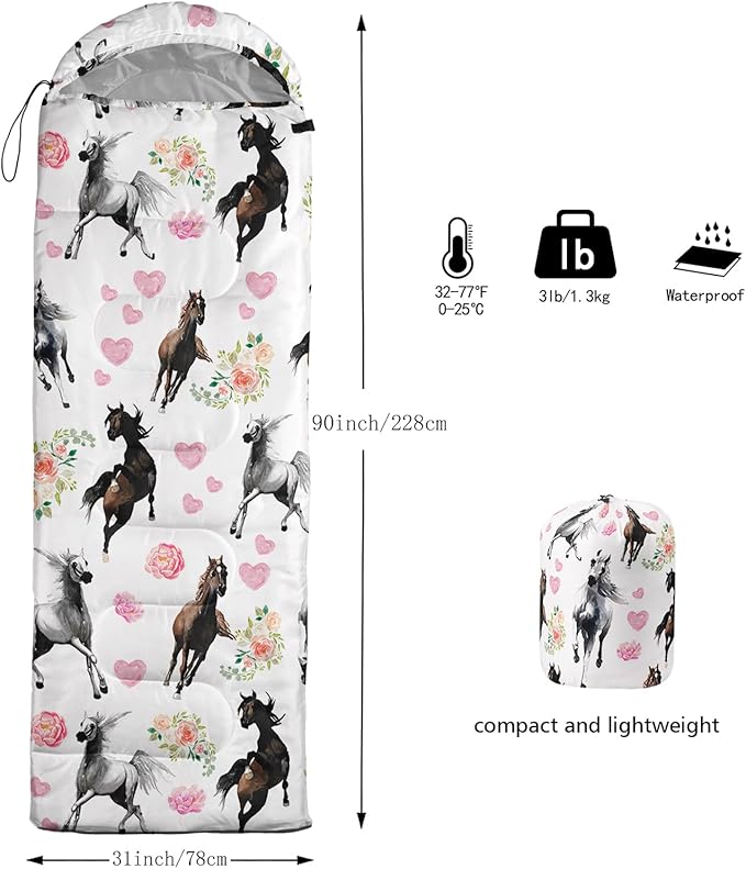 Kids Sleeping Bag for Boys Girls,3D Basketball Print-Lightweight Warm Portable Outdoor Indoor-Waterproof Cold Weather Resistant Sleeping Bag for Camping Hiking