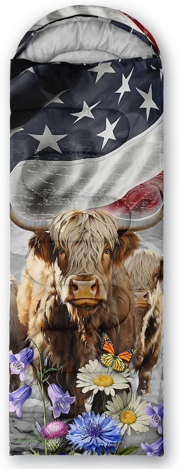 Print sleeping bag,sleeping bags,Outdoor Camping Sleeping Bag，Suitable For Children Boys And Girls Portable,Waterproof,Compact And Lightweight,Great For Outdoor Camping,Backpacking And Hiking