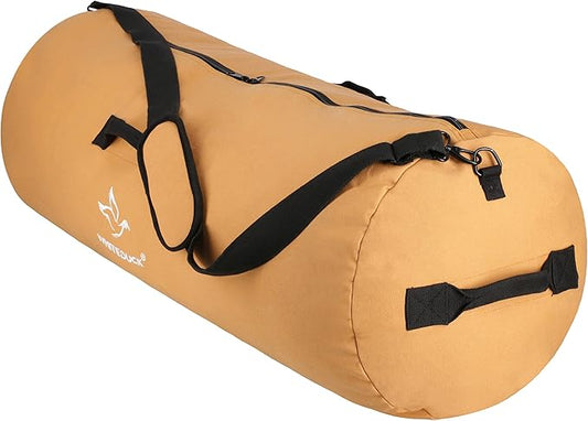 WHITEDUCK HOPLITE Heavy Duty Military Canvas Duffel Bag, Army Cargo Style, Foldable Tactical Outdoor Bag, Travel, Storage