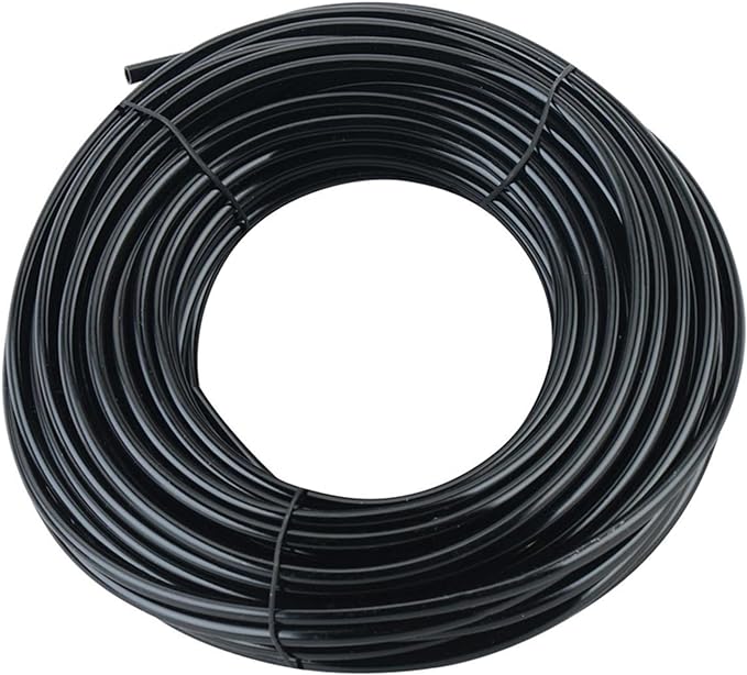 100ft 1/4 inch Drip Irrigation Tubing, Blank Distribution Line Water Hose Garden Watering Tube for Garden Irrigation System