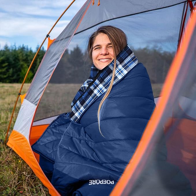 Flannel Sleeping Bag Cotton 0 Degree Cold Weather for Adults XXL Sleeping Bag 4 Season Big and Tall with Compression Sack