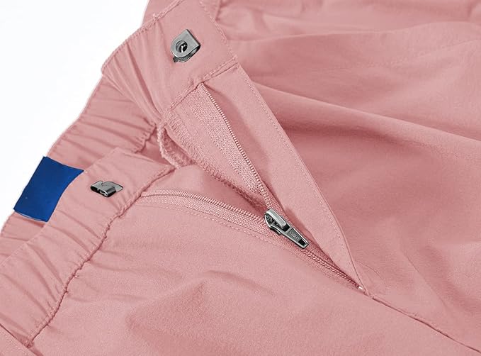 YSENTO Women's Hiking Pants Lightweight Stretch Quick Drying UPF 50 Camping Travel Work Cargo Pants 6 Pockets