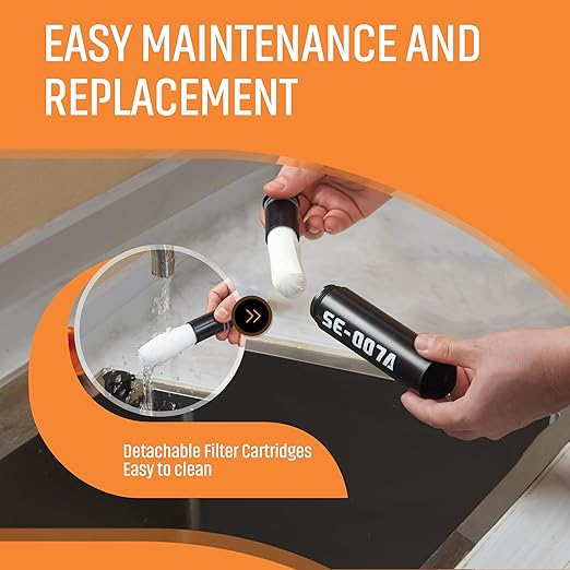 Personal Straw Water Filter to purify Water, Emergency Water Straws Portable Gear for Hiking, Camping, Travel, Fishing, Outing and Emergency Preparedness （6 Water Filters + 3 Filter Cartridges）