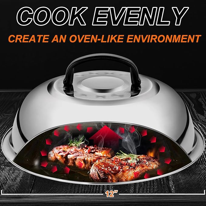 27pcs Griddle Accessories Kit for Blackstone, Professional Hibachi Flat Top Grill Tools, Enlarged Spatula Gift Set with Basting Cover，Burger Press Patty Maker for Outdoor BBQ Teppanyaki