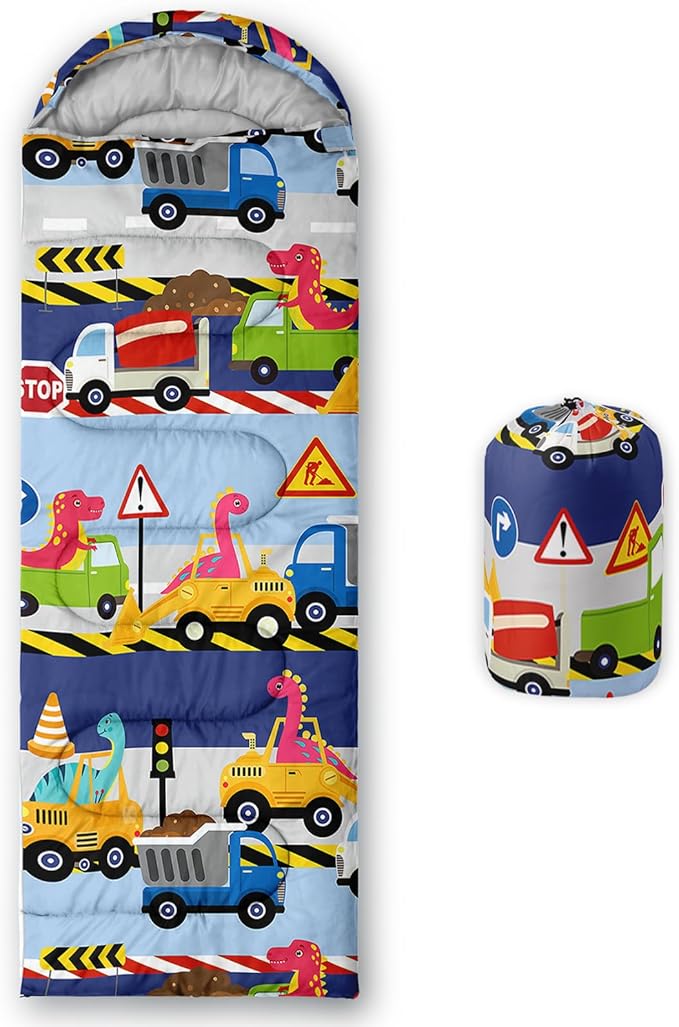 QOOMO Camping Sleeping Bags,3 Season Warm & Cool Weather,Lightweight,Waterproof Sleeping Bags for Adults & Kids,Traveling,and Outdoors,Camping Gear Equipment