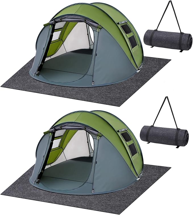 Camping Tent Carpet Mat,Waterproof Inside/Outside Tent Rug,Protective Waterproof Liner Keeps You Warm & Dry, Outdoor Camping Floor Rug Accessory,Soft & Comfortable, Trimmable Material