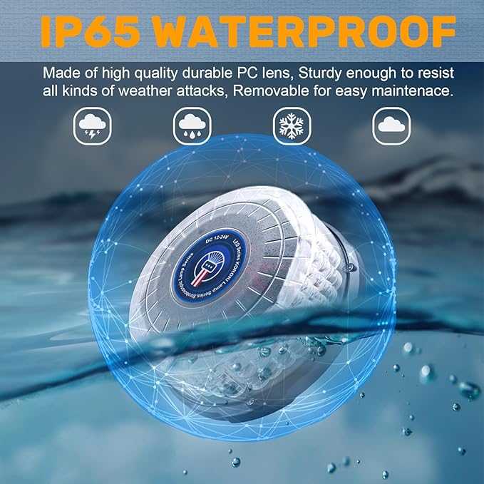 1PCS Magnetic Beacon Lights, 96LED Rooftop Mini Strobe Safety Flashing Warning Emergency Lights for Vehicles Trucks Forklift Tractors Golf Carts Boat Trailer Car Van (Amber&White)