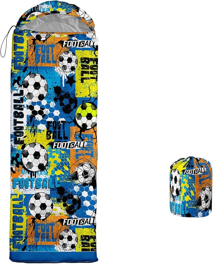 Print sleeping bag,sleeping bags,Outdoor Camping Sleeping Bag，Suitable For Children Boys And Girls Portable,Waterproof,Compact And Lightweight,Great For Outdoor Camping,Backpacking And Hiking