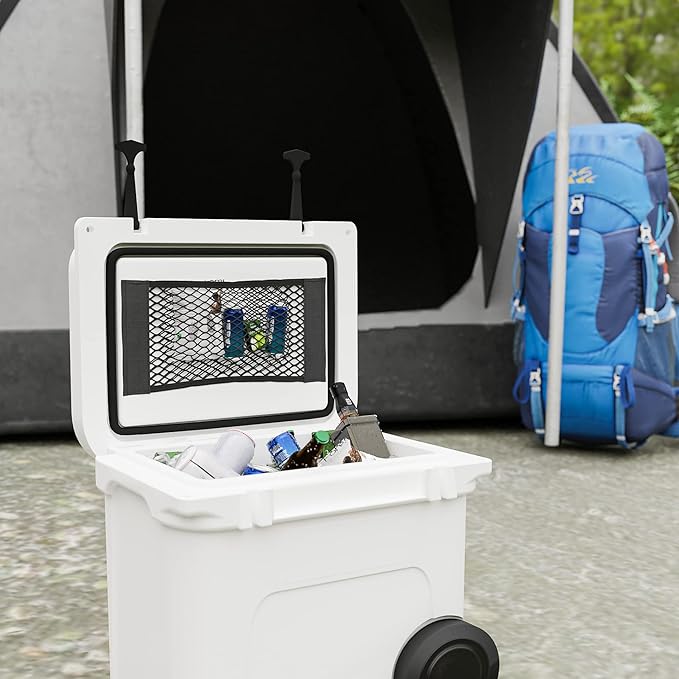 Cooler Storage Net Bag High Capacity Nylon Mesh Storage Net Cooler Organizer for Coolers - 2 Pack