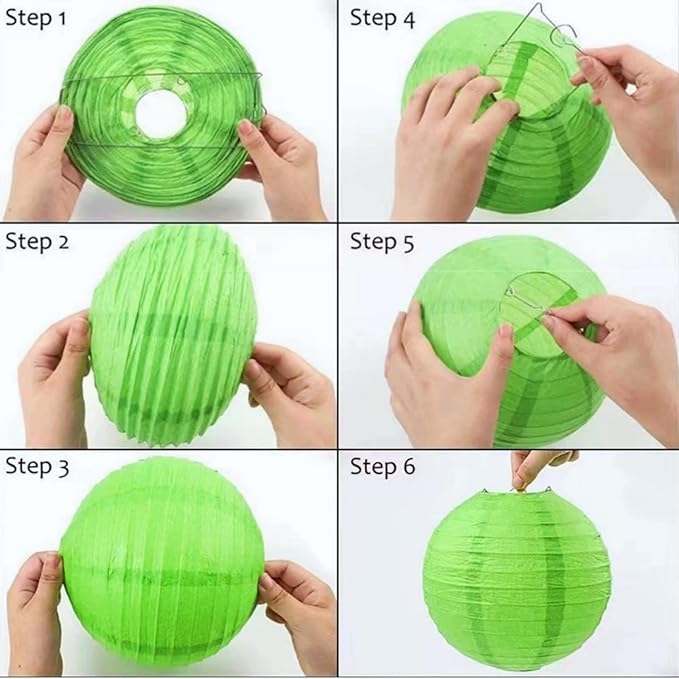 Orange Paper Lanterns Decorative 10pcs Party Hanging Decorations for Halloween Thanksgiving Birthday Baby Shower Graduation Fall Themed Decor Chinese Paper Lanterns DIY Activities