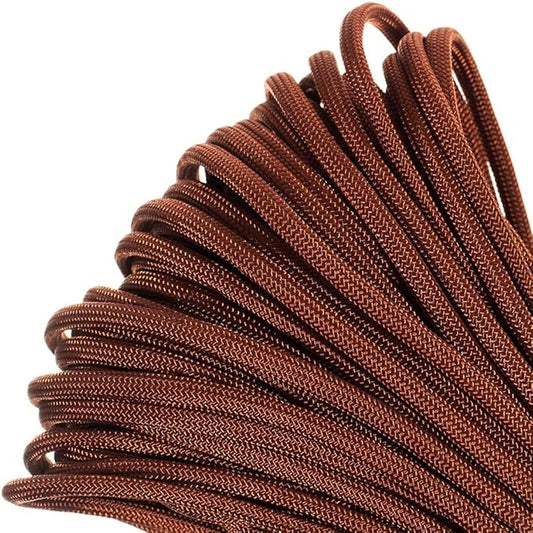 Paracord Planet Genuine Type III 550lb Paracord – Nylon Cord in Solid, Multi, and Reflective Colors – 25+ Colors and Length Options of 10', 25', 50', and 100'