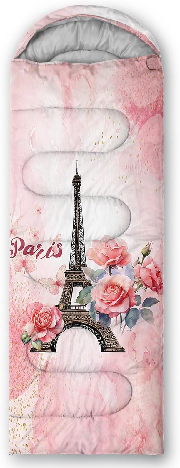 QOOMO Camping Sleeping Bags,3 Season Warm & Cool Weather,Lightweight,Waterproof Sleeping Bags for Adults & Kids,Traveling,and Outdoors,Camping Gear Equipment