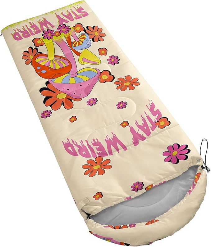Axolotl Unicorn Sleeping Bag for Kids Boys Girls–Lightweight Warm Cold Weather Sleeping Bags,Waterproof Portable Sleeping Bag with Compression Sack for Camping Backpacking Outdoor Indoor