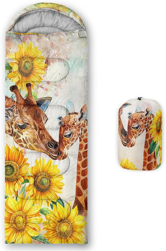 QOOMO Camping Sleeping Bags,3 Season Warm & Cool Weather,Lightweight,Waterproof Sleeping Bags for Adults & Kids,Traveling,and Outdoors,Camping Gear Equipment