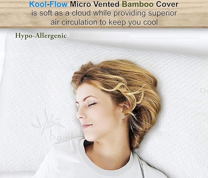 Xtreme Comforts Memory Foam Body Pillow for Side, Back & Stomach Sleepers - Allergy-Friendly Pillows for Sleeping with Shredded Memory Foam (Body Pillow)