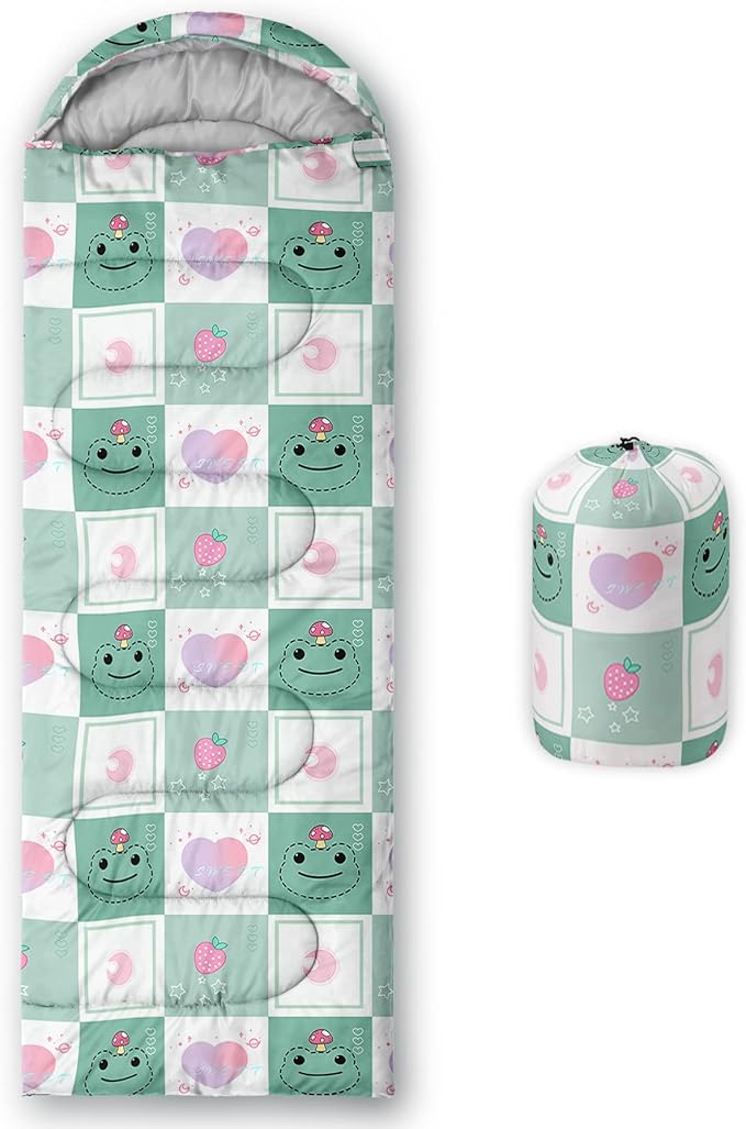 BailiPromise Camping Sleeping Bags,3 Season Warm & Cool Weather,Lightweight,Waterproof Sleeping Bags for Adults & Kids,Traveling,and Outdoors,Camping Gear Equipment