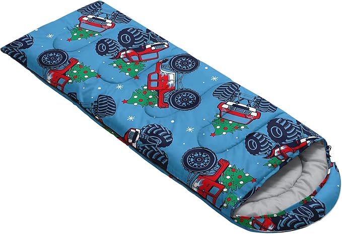 QOOMO Camping Sleeping Bags,3 Season Warm & Cool Weather,Lightweight,Waterproof Sleeping Bags for Adults & Kids,Traveling,and Outdoors,Camping Gear Equipment