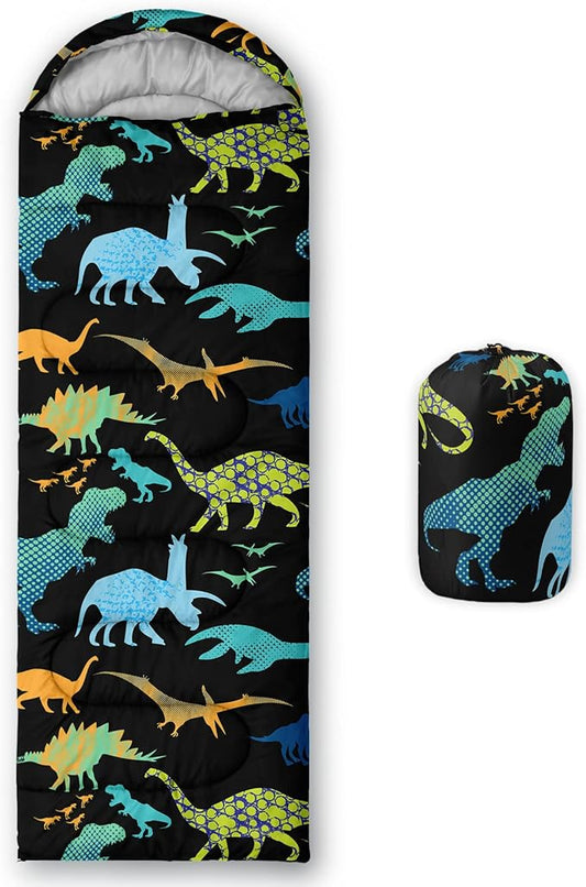 QOOMO Camping Sleeping Bags,3 Season Warm & Cool Weather,Lightweight,Waterproof Sleeping Bags for Adults & Kids,Traveling,and Outdoors,Camping Gear Equipment