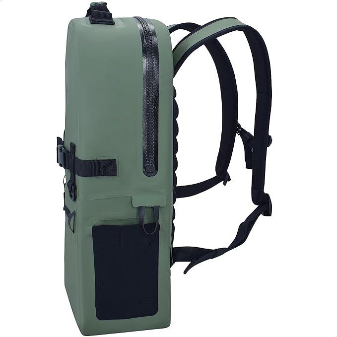 Breakwater Supply™ Waterproof IP68 Submersible Backpack with Airtight Zippers | Laptop Travel Outdoors | Fogland 25L 20L 15L