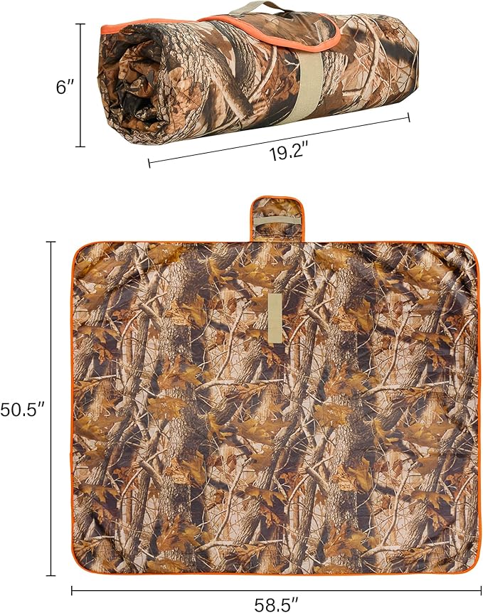 Tirrinia Large Waterproof Outdoor Blanket, Soft Warm Windproof Stadium Blanket with Sherpa Fleece and Foldable for Outdoor Sport, Baseball, Football, Beach, Concerts, Car