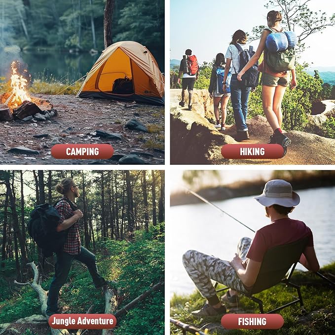 BBTO Striker Scraper Ferrocerium Rod Scraper Steel Ferrocerium Rod Striker Flint Fire Starter with Keychain Ring for Survival Drilled, Emergency, Camping, Backpacking, Hiking, Bush-Craft