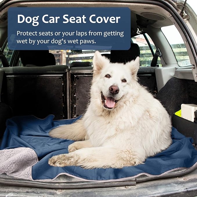 Tirrinia Large Waterproof Outdoor Blanket, Soft Warm Windproof Stadium Blanket with Sherpa Fleece and Foldable for Outdoor Sport, Baseball, Football, Beach, Concerts, Car