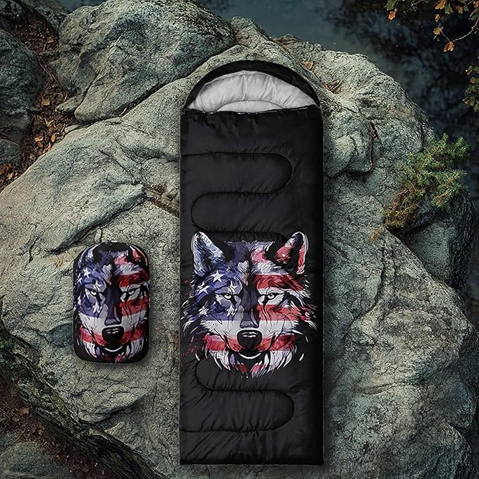 Axolotl Blue Gamepad Sleeping Bag,Waterproof Lightweight Gaming Sleeping Bag Game Console Camping Bag for Boys Teens,Warm and Cool Weather Green Portable Sleeping Bag for Camping Outdoor Indoor